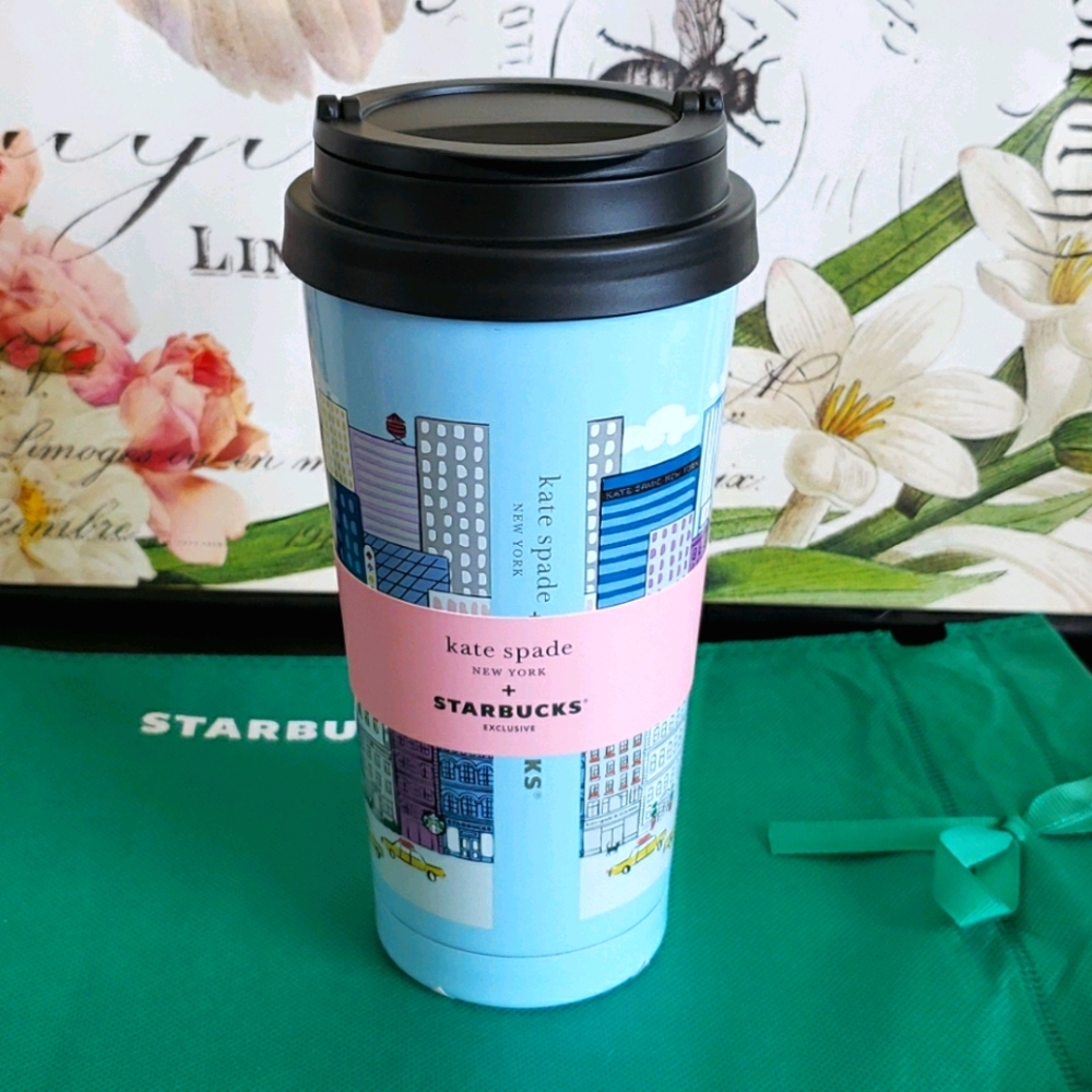 KATE SPADE+ STARBUCKS SS CITY VIEW TUMBLER